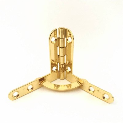 High Quality 95 Degree Steel Gold Quadrant Hinge For Wooden Jewely Box